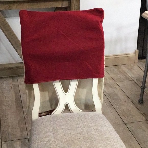 Chair back covers. SNOWMAN SET OF 4 - Picture 2 of 5